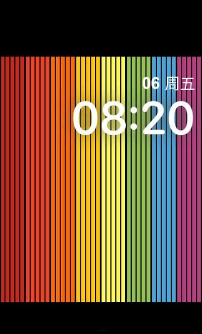 彩虹数字表盘 彩虹数字表盘